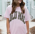Mossy oak bottomland tee (pink)